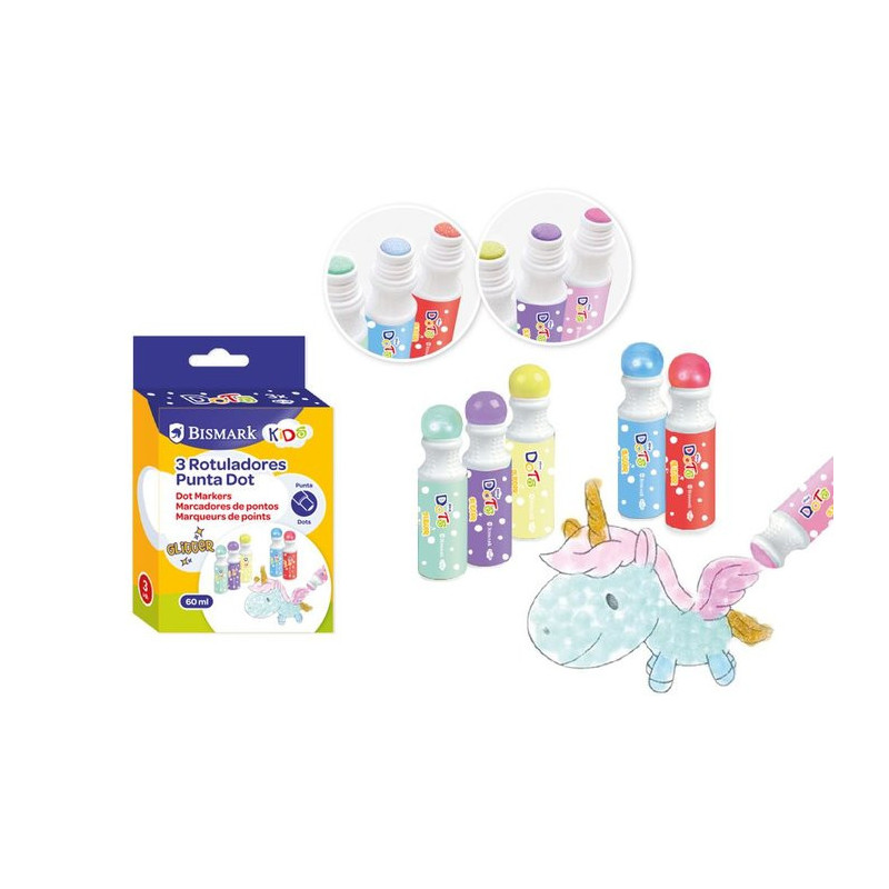 Set 3 Rotuladores Punta Dot
