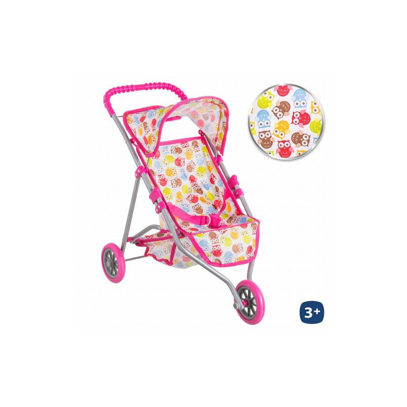Carrito con Toldo Para Muñecas