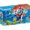 Playmobil Operación Medio Ambiente con Bote de Buceo