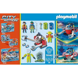 Playmobil Operación Medio Ambiente con Bote de Buceo