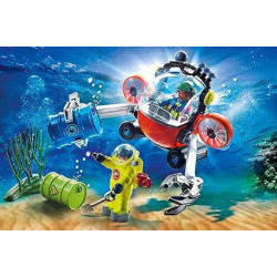 Playmobil Operación Medio Ambiente con Bote de Buceo