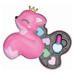 Estuche Maquillaje Zorro Rosa