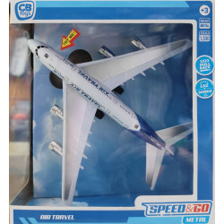 Avion Metal Luz&Sonido