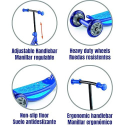 Patinete Azul 3 Ruedas