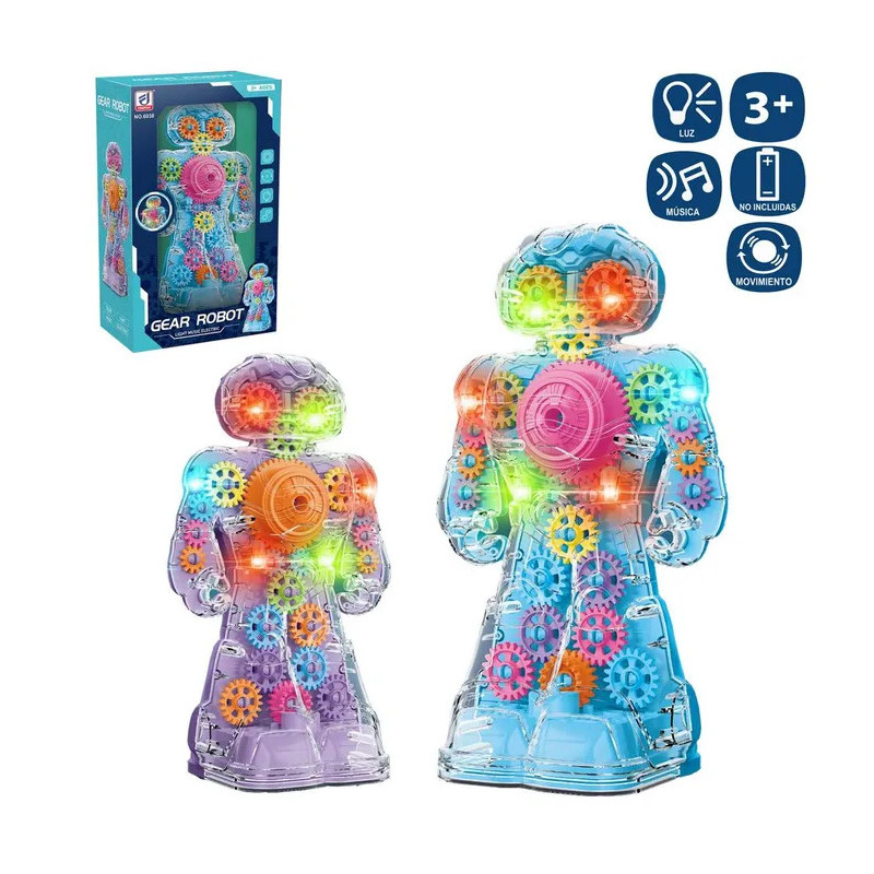 Robot Luz, Sonido y Movimiento