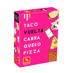 Juego Cartas Taco, Vuelta, Cabra, Queso, Pizza