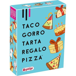 Juego Cartas Taco, Gorro, Tarta, Regalo, Pizza