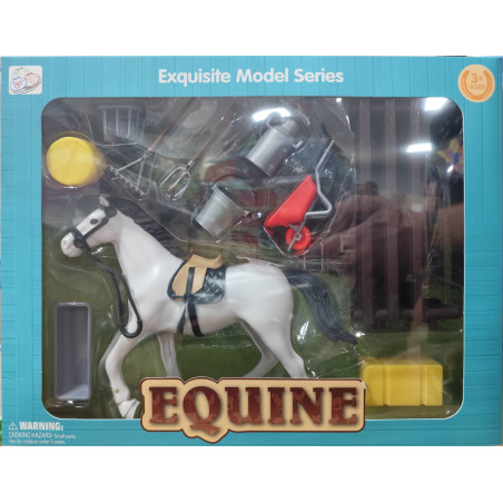 Caballo con Accesorios Cuadra