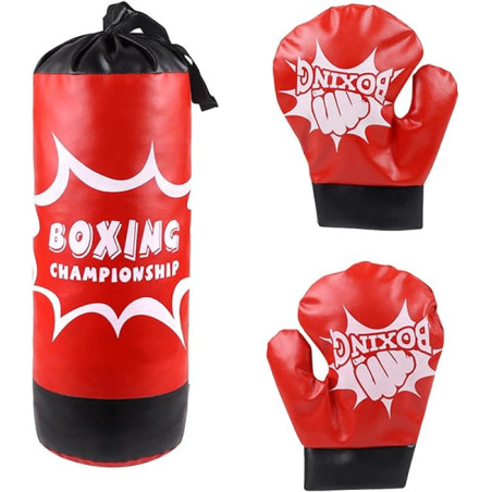 Saco Boxeo  y Guantes 35 cm