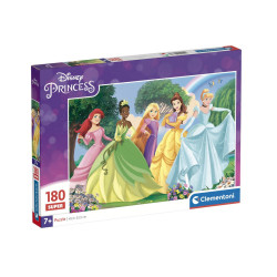 Clementoni - Puzzle Super 180 Piezas Princesas Disney