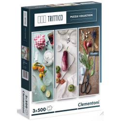 Puzzle Sabores Mediterráneos 3x500 pcs