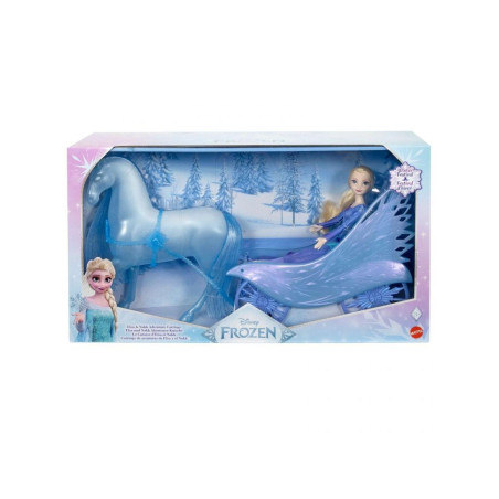 Set Muñeca Elsa + Conjunto Carruaje Nokk Frozen Disne