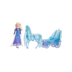 Set Muñeca Elsa + Conjunto Carruaje Nokk Frozen Disne