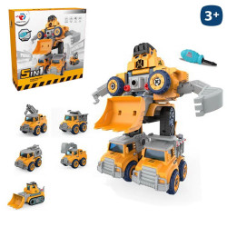 Set Robot Transformable Construcción