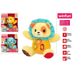 Winfun- Peluche Animal Luz&Sonido