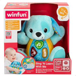 Winfun- Peluche Animal Luz&Sonido