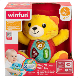 Winfun- Peluche Animal Luz&Sonido