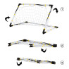 CB Sports - Set Portería Futbol Plegable 100 x 70 x 70 cm C/Balon