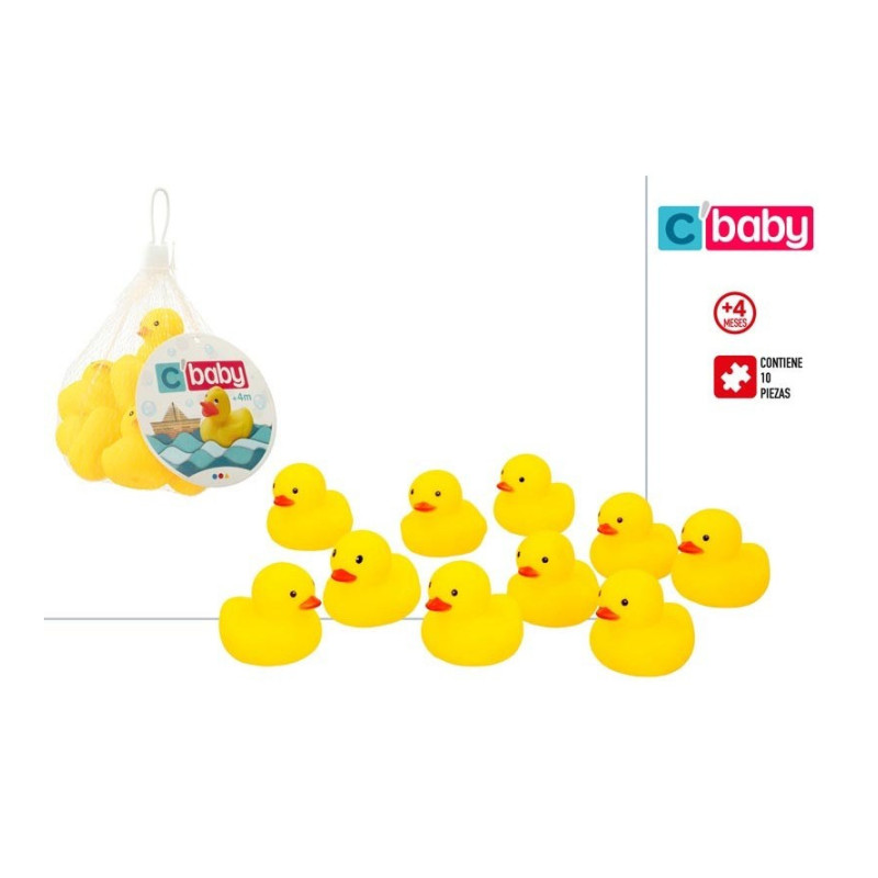 Pack 10 Patitos Vinilo