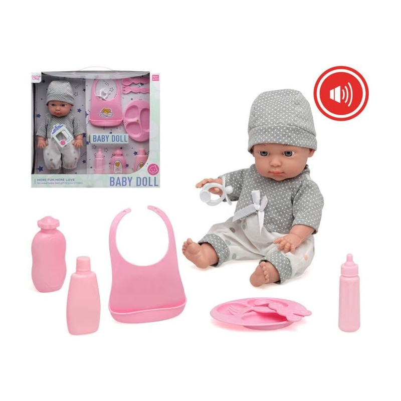 Bebé Traje Punto 12 Sonidos 2 Colores 30cm