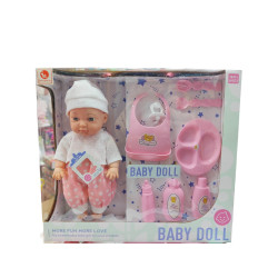 Bebé Traje Punto 12 Sonidos 2 Colores 30cm