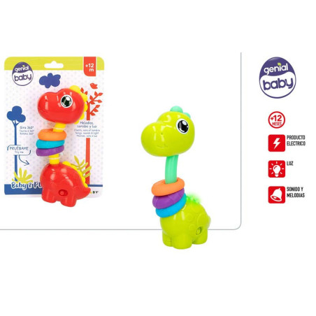 Sonajero Dinosaurio Luz&Sonido