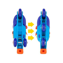 Patines En Línea Azul Convertibles