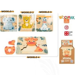 Woomax Zookabee- Puzzle 3D Animal Selva