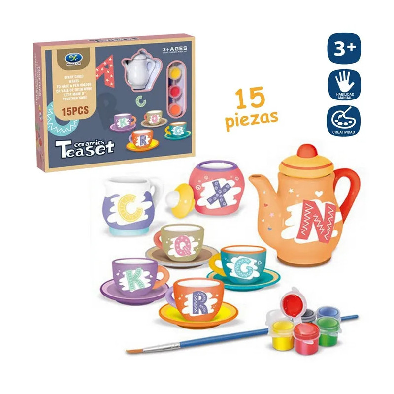 Juego Cafe Ceramica 25 X 5 X 20 cm