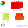 Color Block - Bolsa 144 Bloques Infantil
