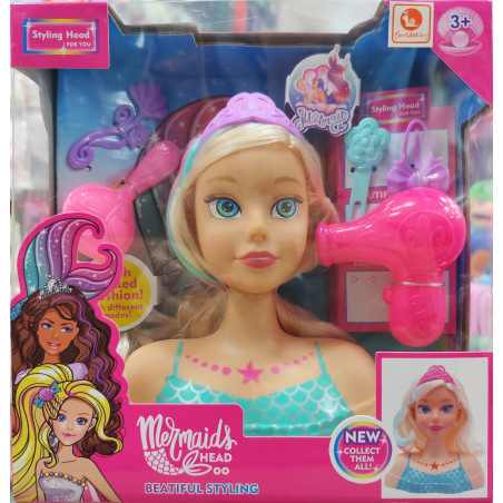 Busto Peinados y Maquillaje c/Accesorios