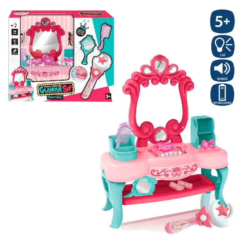 Tocador Belleza Con Varita y Accesorios