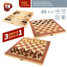 CB Games - Ajedrez, Damas & Backgammon Madera