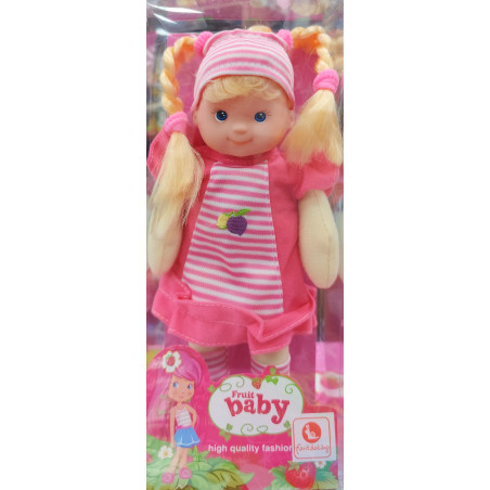 Muñeca Cuerpo Blando Fruit 26cm