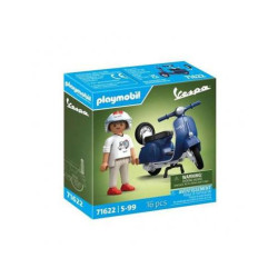 Playmobil vespa 150 sprint veloce azul