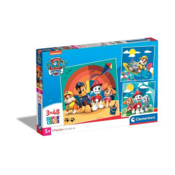 Puzzle 3x48 piezas Paw Patrol