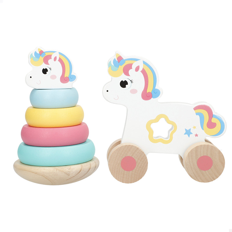 Woomax Zookabee- Arrastre de Madera Animal c/Torre