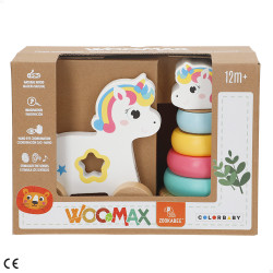 Woomax Zookabee- Arrastre de Madera Animal c/Torre