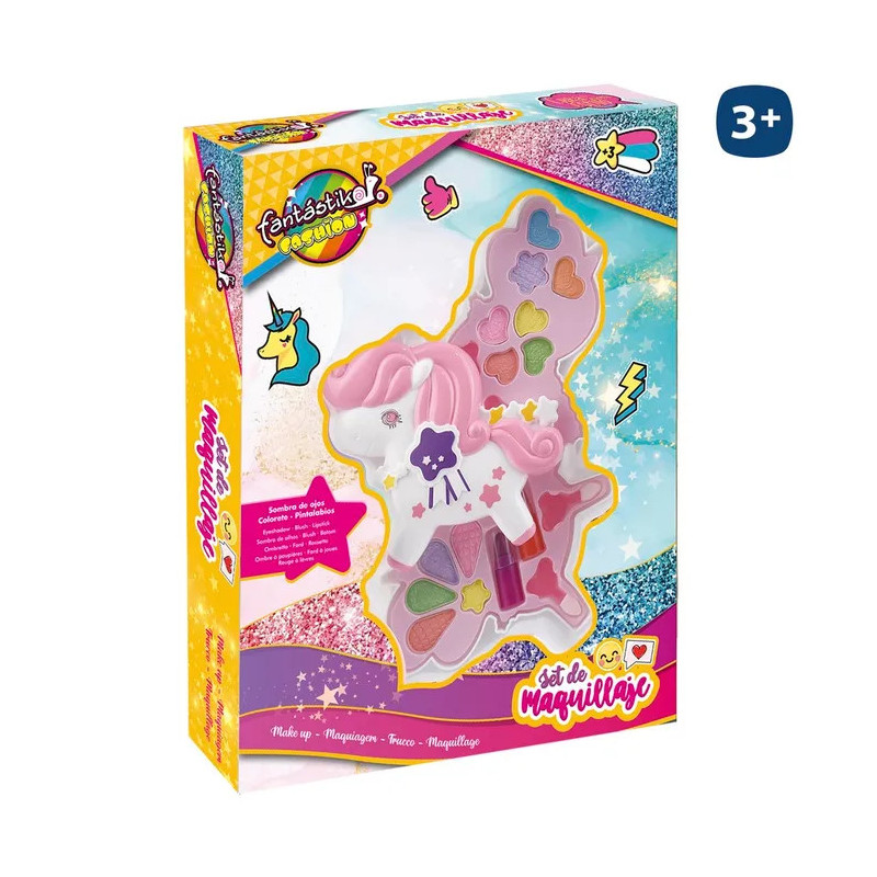Set de Maquillaje 2 Pisos Unicornio