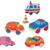 Pack 4 Botes Plastilina Accesorios Coche