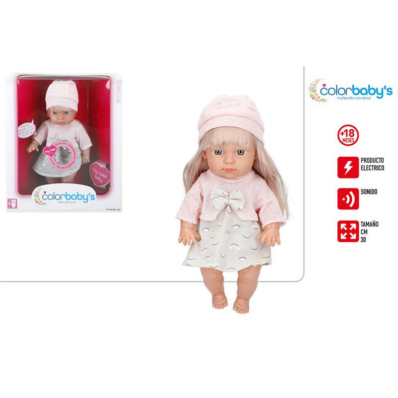 Muñeca 30cm con Sonido