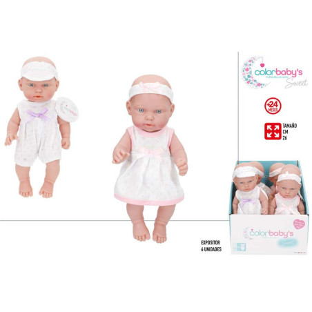Colorbaby's - Muñeca Bebe 26cm
