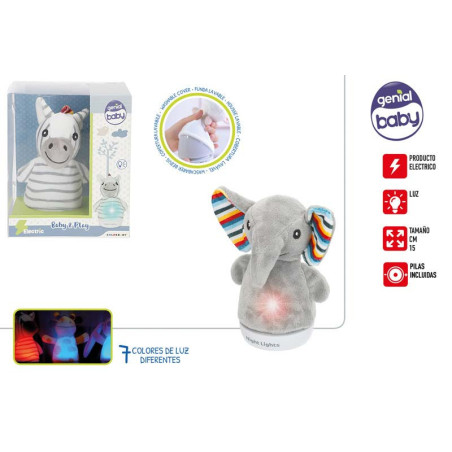 Peluche Lampara 7 Funciones 15cm