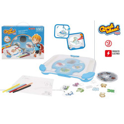 Good Idea - Pizarra Proyector c/plantillas Dibujo