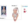 Colorbaby's - Muñeca Bebe 20cm New Born