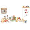 Woomax Zookabee - Set 36 Bloques Madera