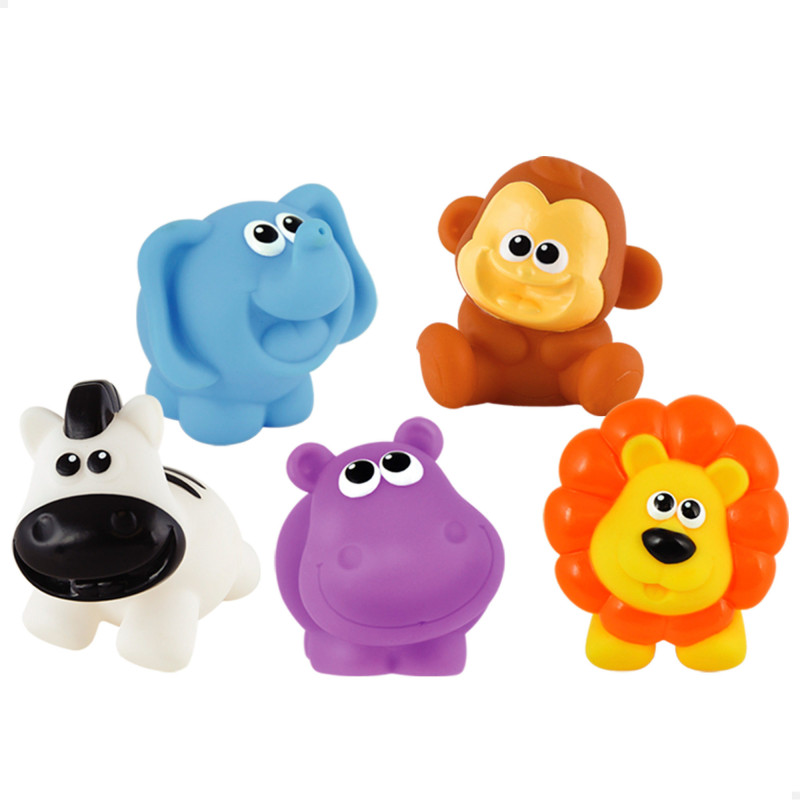 Winfun- Pack 5 Animales Goma