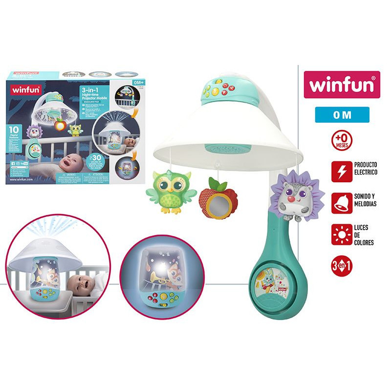Winfun- Proyector Bebe 3 en 1