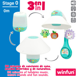 Winfun- Proyector Bebe 3 en 1