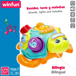 Winfun - Arrastre Musical Tortuga Luz&Sonidos